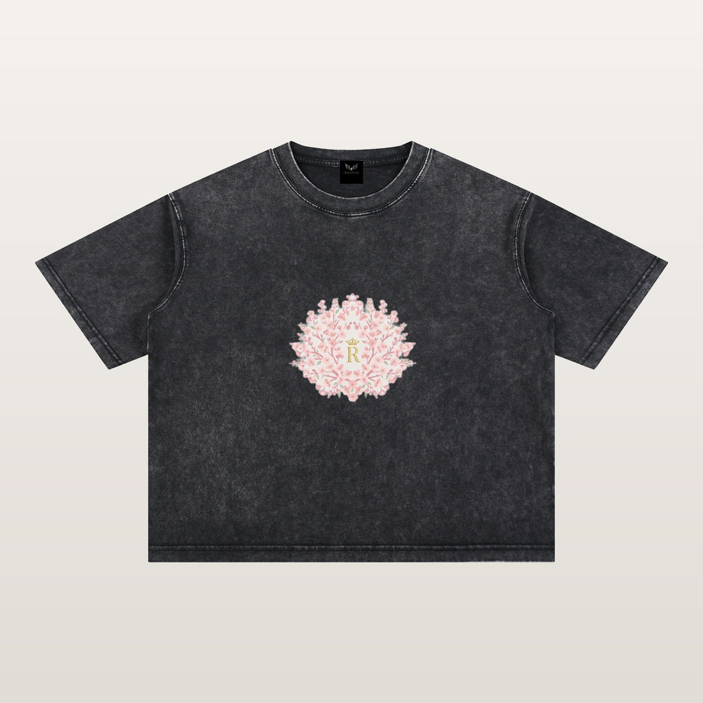 Camiseta Boxy Cherry-Blossom