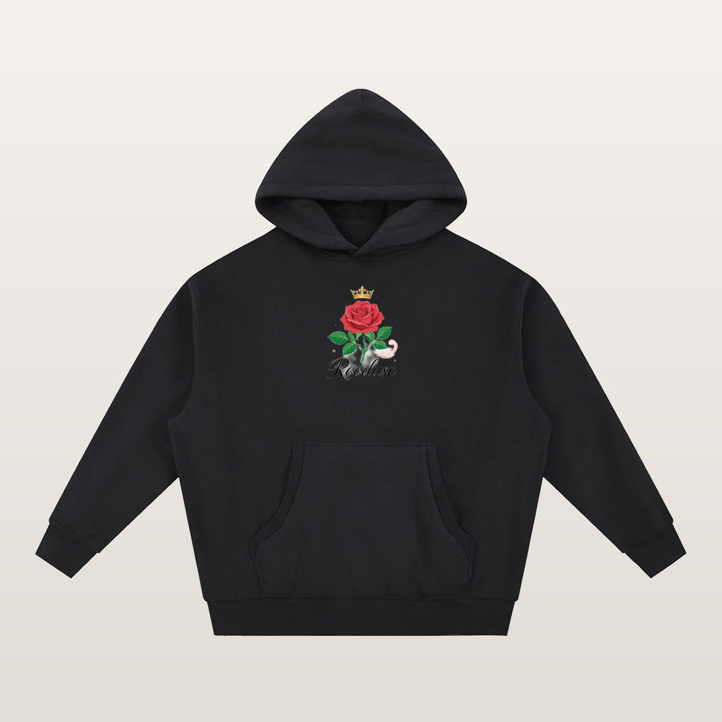 Rose & Crown Script Fleece Hoodie