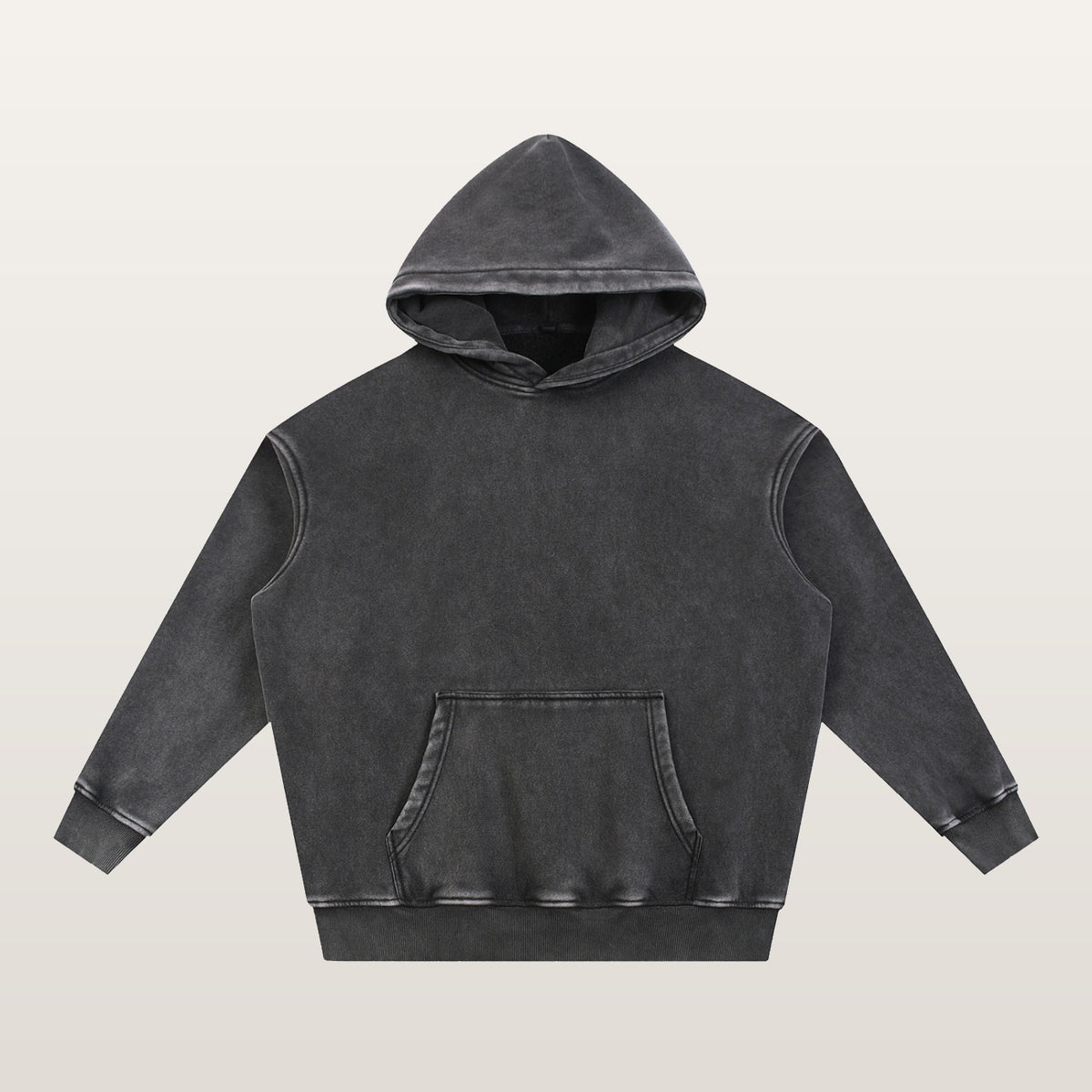 Crowned-R Butterfly Oversized Hoodie