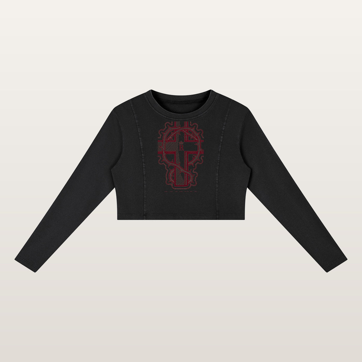 Vintage Faith Crop Sweatshirt