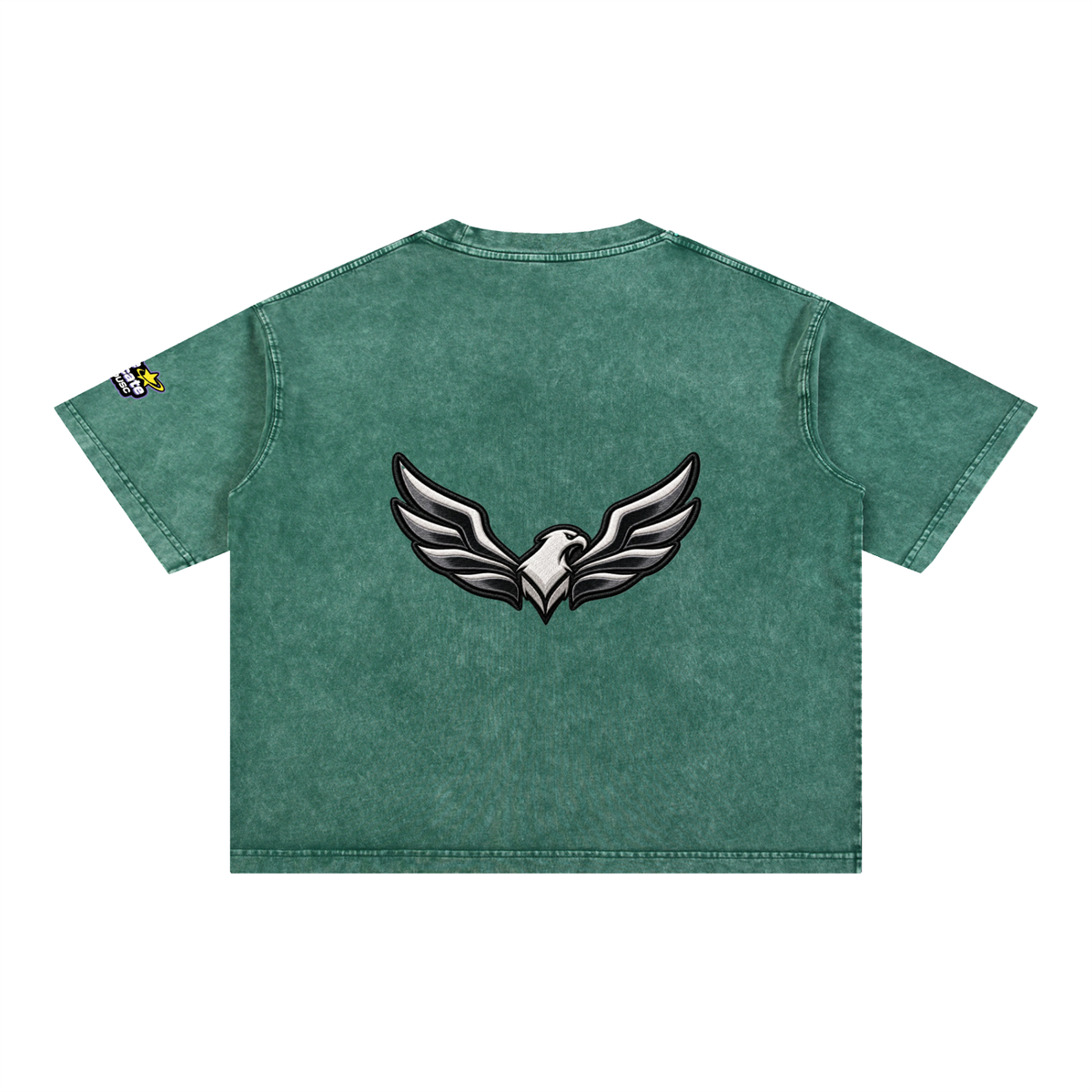Mineral wash boxy cotton T-shirt