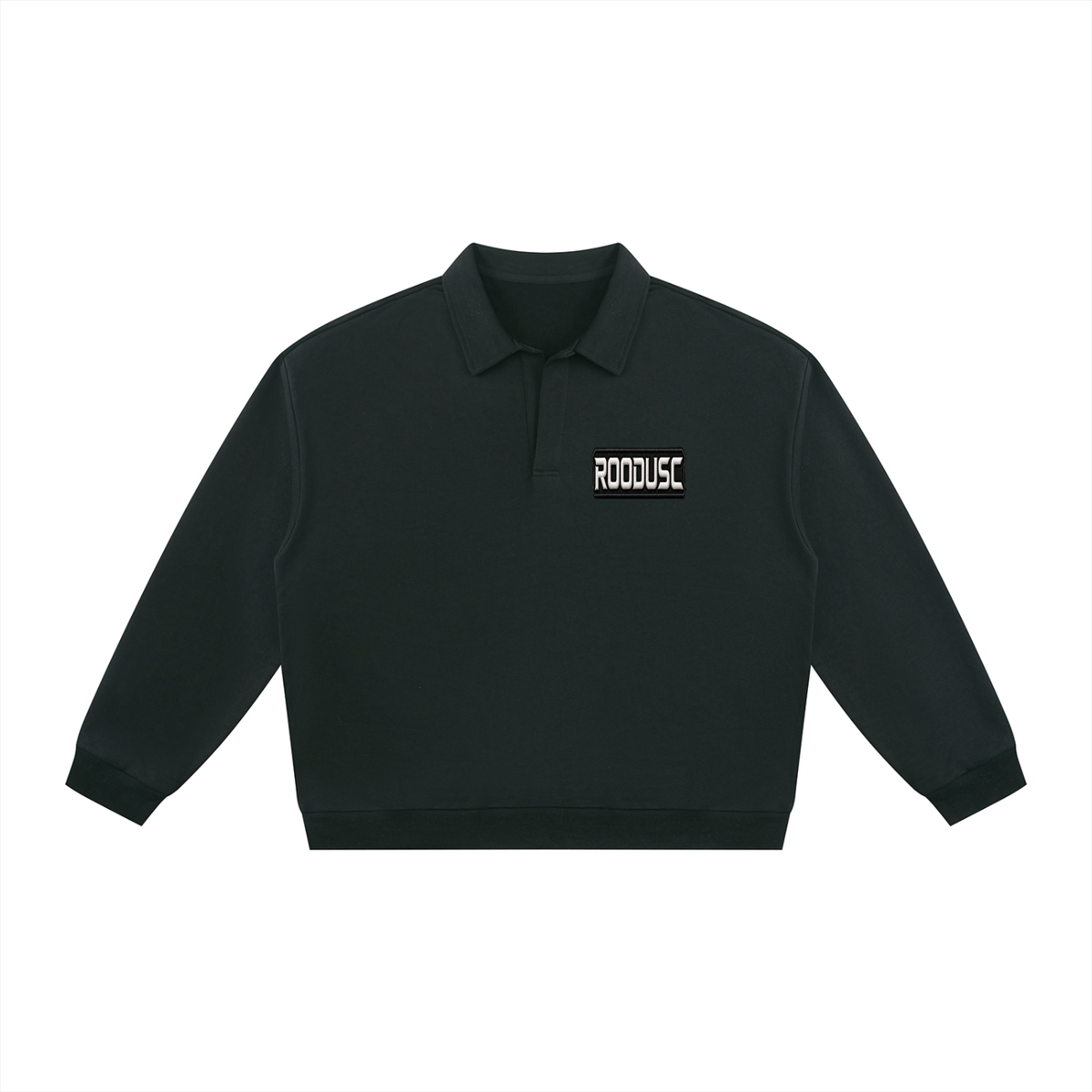 Unisex oversized collared sweatshirt