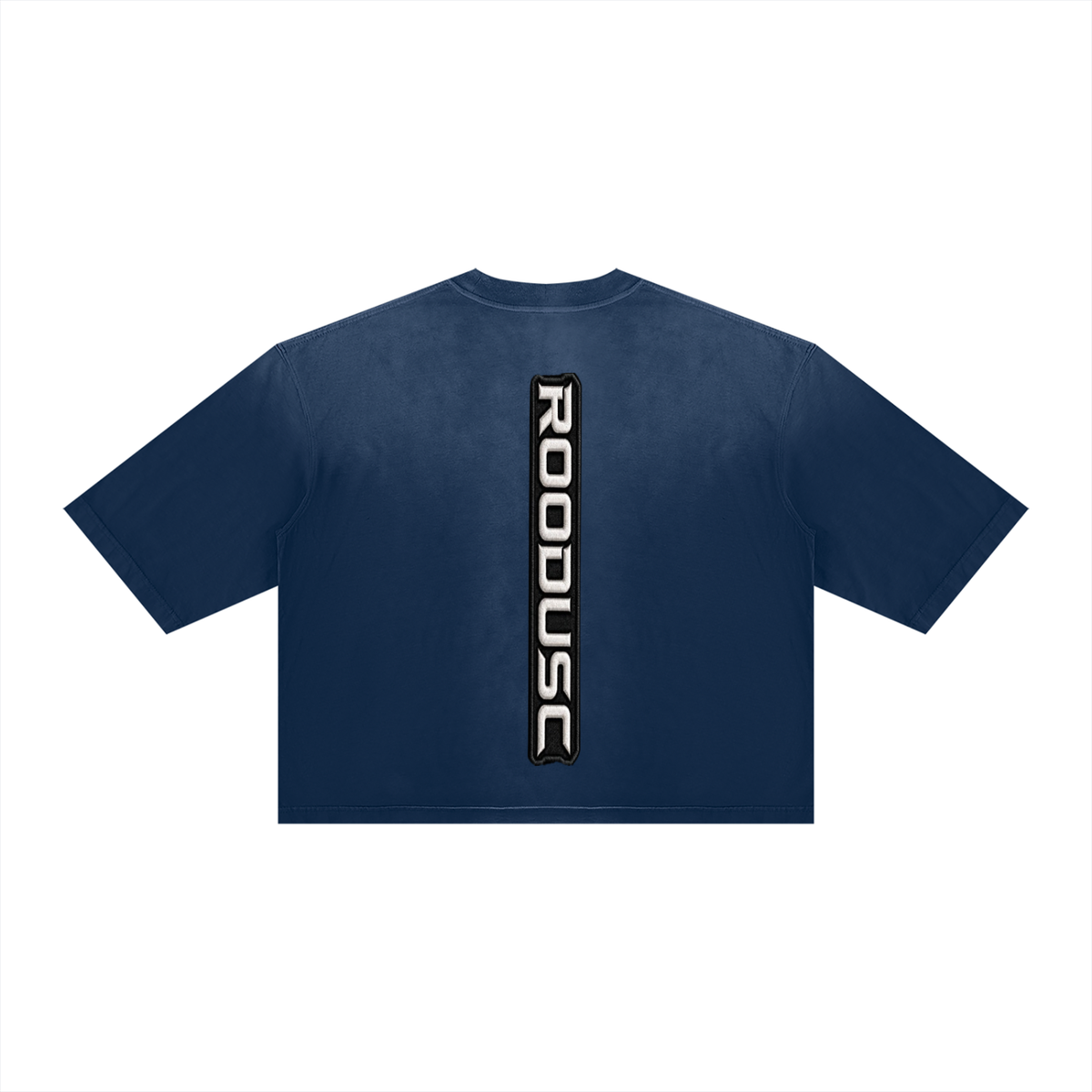 Camiseta unisex ROODUSC de corte cuadrado con efecto lavado vintage y desgaste por sol