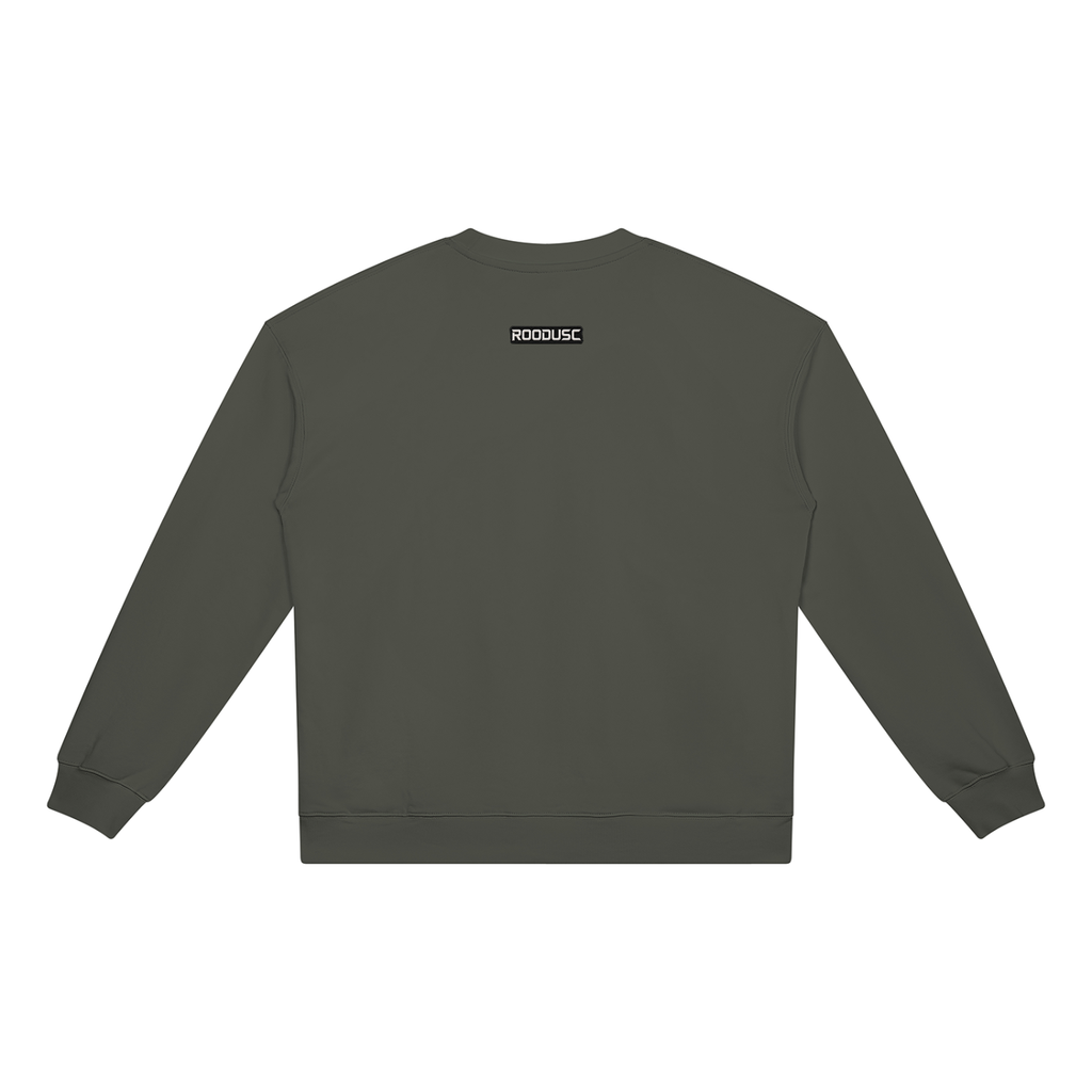 ROODUSC-Sudadera unisex de cuello redondo de gramaje alto