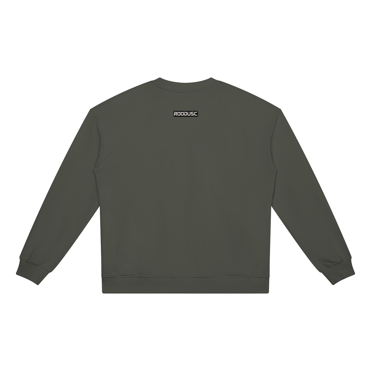 ROODUSC-Sudadera unisex de cuello redondo de gramaje alto