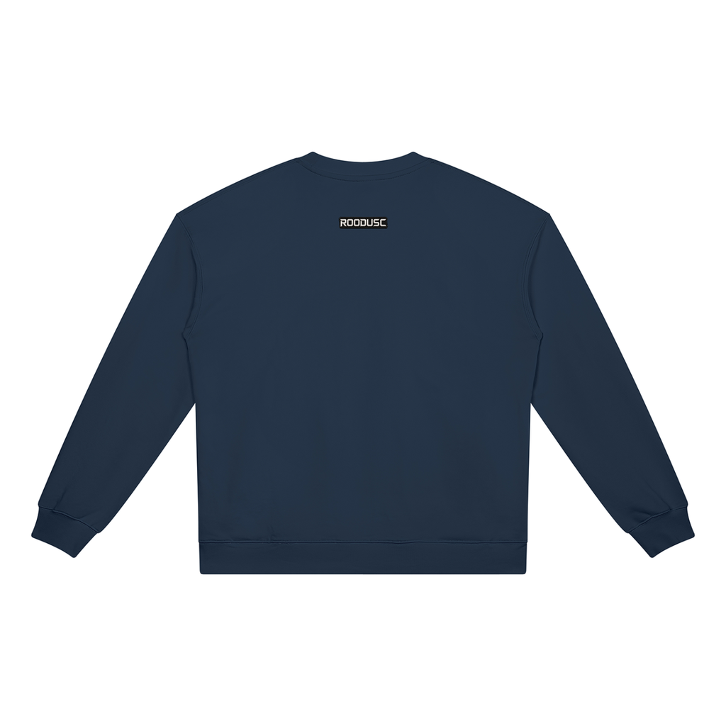 ROODUSC-Sudadera unisex de cuello redondo de gramaje alto
