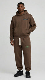 Pantalones de chándal de algodón pesado esencial ROODUSC