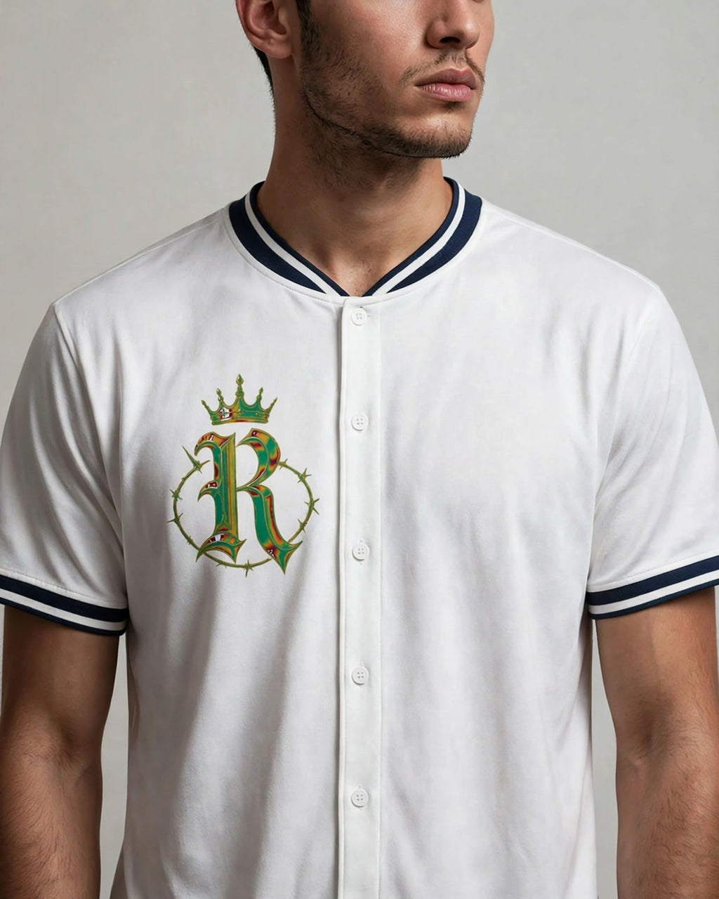 Unisex oversized baseball jersey