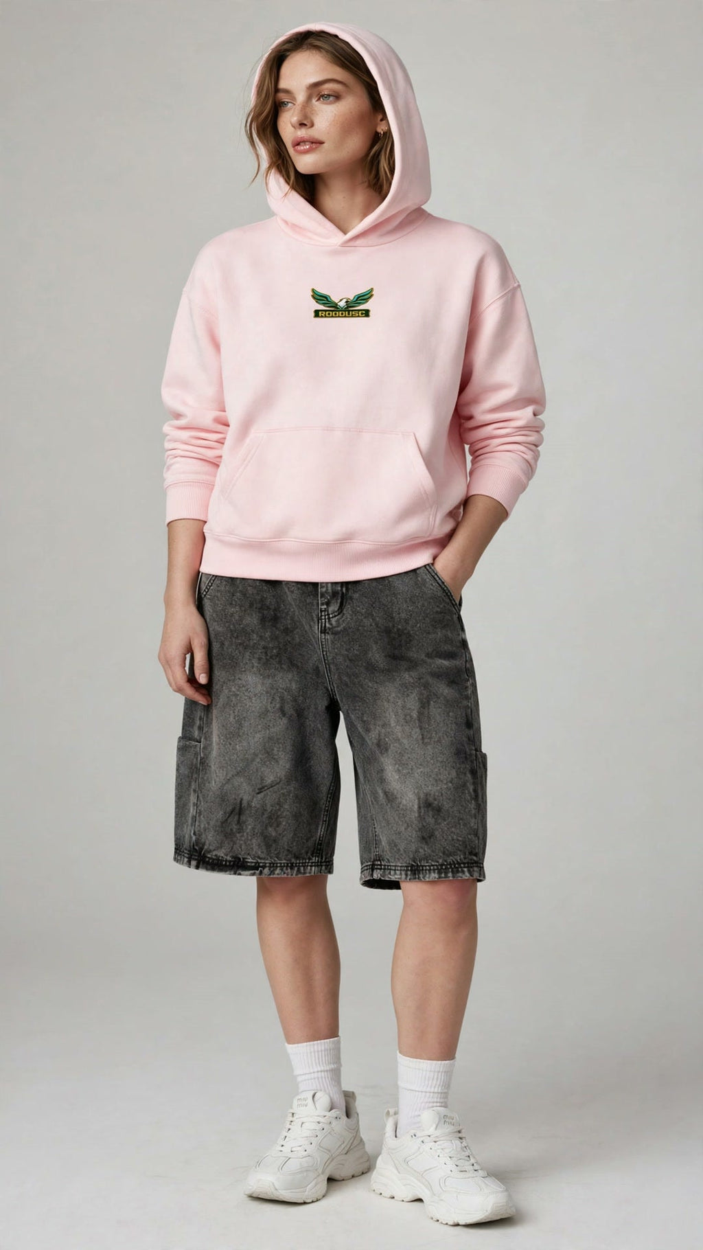 Sudadera con capucha ROODUSC-Essential de gramaje pesado