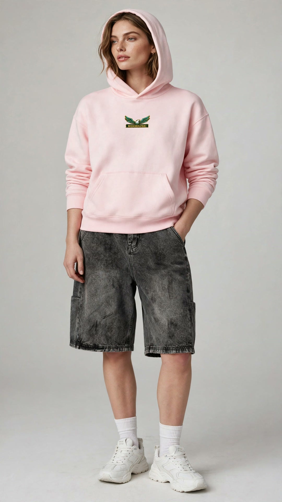 Sudadera con capucha ROODUSC-Essential de gramaje pesado