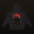 ROODUSC Halloween Panther Reaper Hoodie — Black